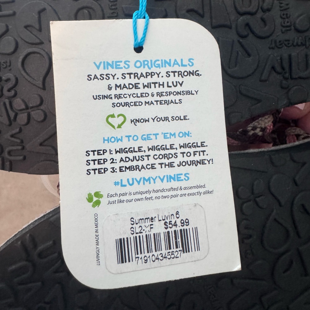 🆕 Vines Islandwear Sandals SZ 6 - Picture 7 of 7